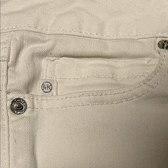 Michael Kors White Denim Pants Size 4 - Picture 3 of 14